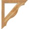 Ekena Millwork Funston Traditional Rough Sawn Bracket w/ Offset Brace, Western Red Cedar, 6"W x 36"D x 40"H BKT0604X36X40FST01RWR - alternate 3